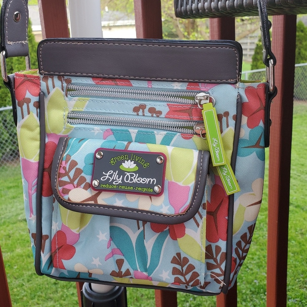 Lily Bloom Green Living Crossbody Mini Bag